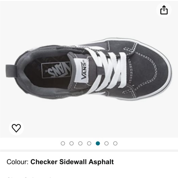 Vans Kids Checker Sidewall Asphalt Shoes - Picture 2 of 10